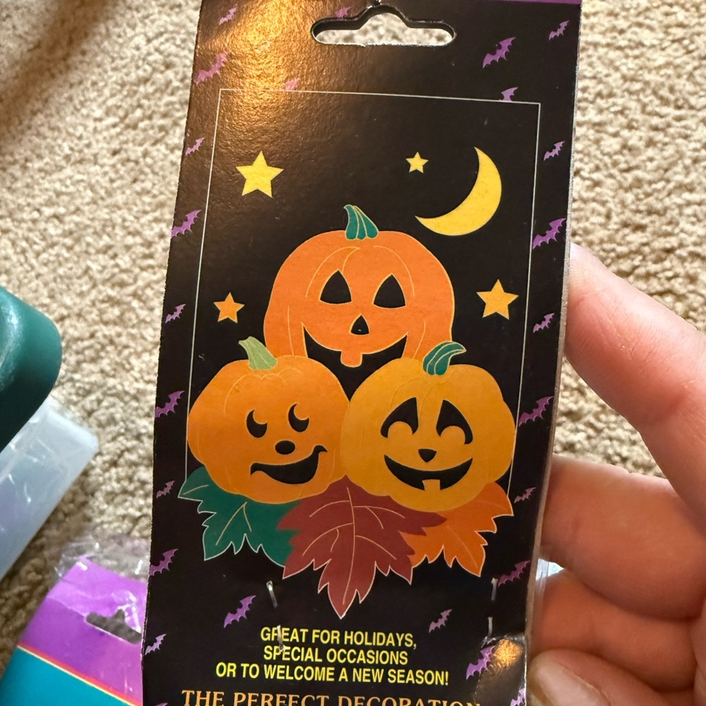 Halloween Pumpkin outside flag